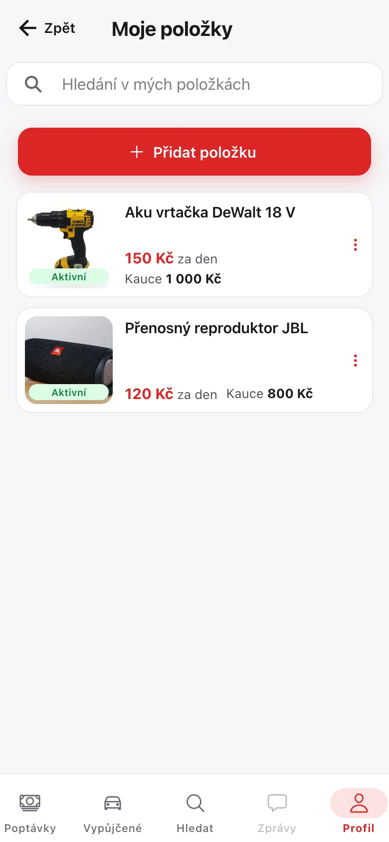 Moje předměty